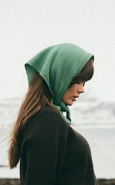 Kopyto BIRUANG Bandana Halstuch 100% Merinowolle RWS-Zertifiziert Ökologisch Unifarben von Kopyto