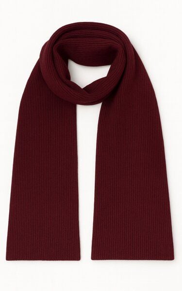 Kopyto KARIBU– Plüschiger Merinoschal im Rippenstrick aus 100 % RWS-Merinowolle von Kopyto