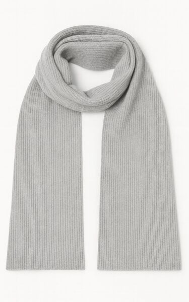 Kopyto KARIBU– Plüschiger Merinoschal im Rippenstrick aus 100 % RWS-Merinowolle von Kopyto