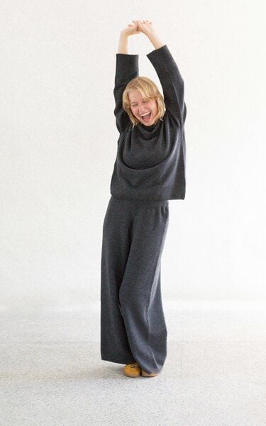 Kopyto EMU – Damen Wollhose, Bequeme Stoffhosen aus 100 % Merinowolle RWS von Kopyto