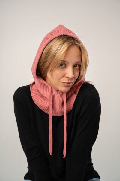 Kopyto Feinstrick Balaclava CAPYBARA Plüsch Wollkapuze 100% Merinowolle RWS-zertifiziert Eco von Kopyto