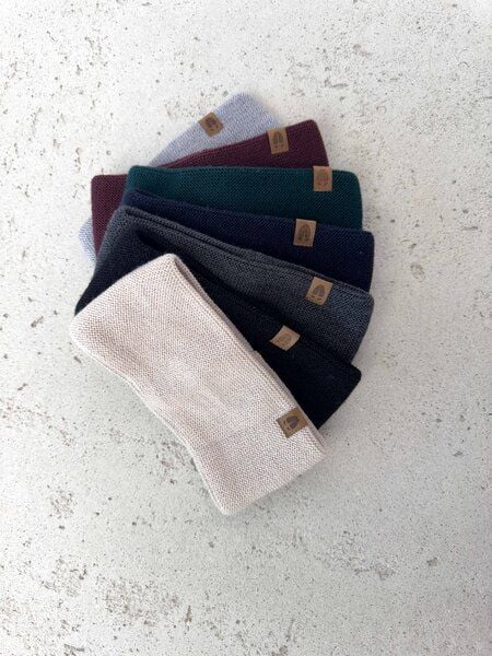 Kopyto Stirnband FUCHS 100% Merinowolle Kopfband Sportband Unisex von Kopyto