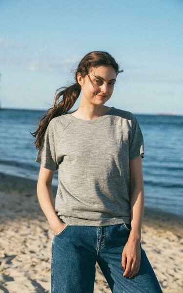 Kopyto KAMELEON Damen T-Shirt aus 100% RWS-zertifizierter Merinowolle von Kopyto