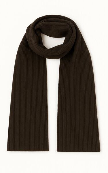 Kopyto KARIBU– Plüschiger Merinoschal im Rippenstrick aus 100 % RWS-Merinowolle von Kopyto