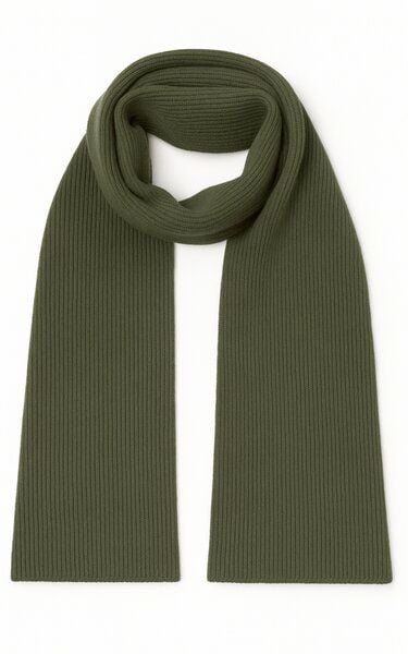 Kopyto KARIBU– Plüschiger Merinoschal im Rippenstrick aus 100 % RWS-Merinowolle von Kopyto