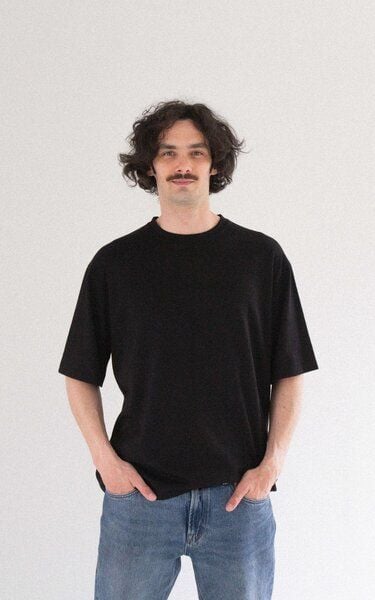Kopyto MAKAK Oversize Herren Boxy T-Shirt aus 100 % ethischer Merinowolle von Kopyto