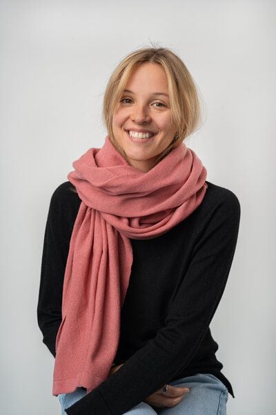 Kopyto MANUL - Großer Schal aus 100% Merinowolle RWS- zertifiziert Eco Feinstrick Plüsch von Kopyto