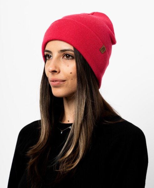 Kopyto WOLF - Glatte Zweilagige Beanie Mütze aus 100% RWS-Merinowolle von Kopyto