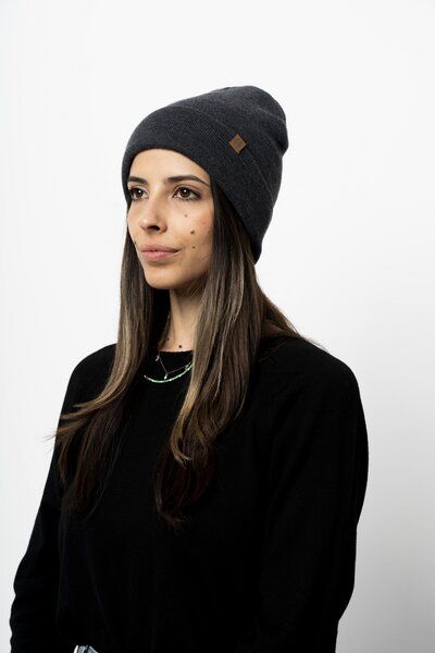 Kopyto WOLF - Beanie Klassische umschlagbare Mütze aus 100% Merinowolle RWS-zertifiziert von Kopyto