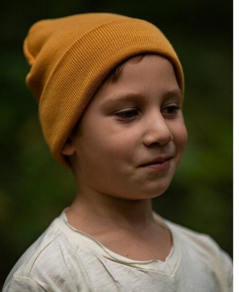 Kopyto Wolf Baby Kindermütze 100% RWS Merinowolle Mulesingfrei von Kopyto