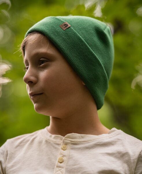 Kopyto Wolf Baby Kindermütze 100% RWS Merinowolle Mulesingfrei von Kopyto