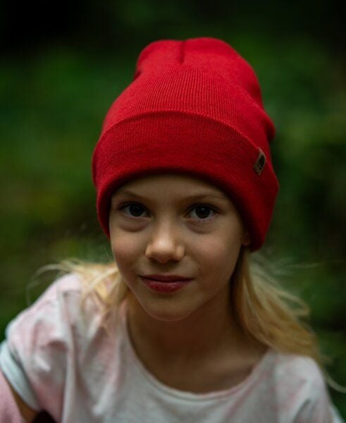 Kopyto Wolf Baby Kindermütze 100% RWS Merinowolle Mulesingfrei von Kopyto