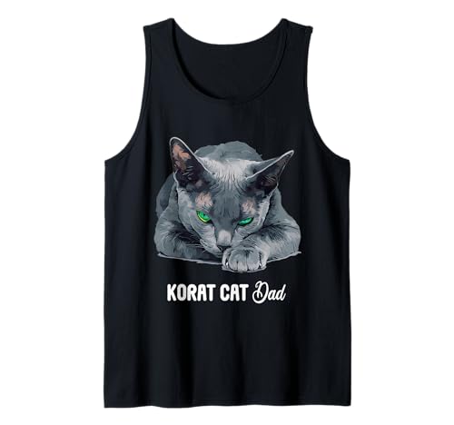 Herren Korat Dad Kätzchen Korat Katze Tank Top Herren Korat Dad Kätzchen Korat Katze Tank Top von Korat Cat Korat Katze Haustier Shop