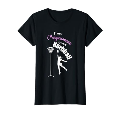 Echte Prinzessinnen spielen Korbball Damen T-Shirt T-Shirt Echte Prinzessinnen spielen Korbball Damen T-Shirt T-Shirt von Korbball Damen Shirts