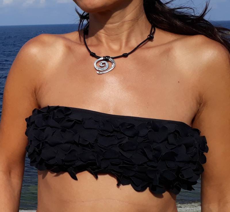 Halsband Halskette Strand Anhänger Lederband Frauen Schmuck Symbol Freundin Geschenk Für Sie von Korcho