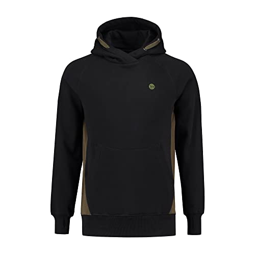 Korda TK Kapuzenpullover für Karpfen-/Süßwasserangeln Olive Größe L olivgrün von Korda