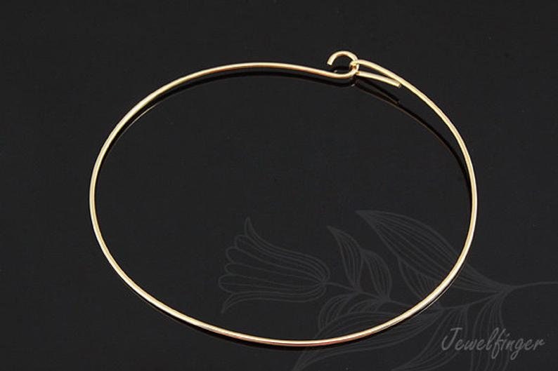 H904-2Pcs-Gold Plated-Bangle von KoreaJeweler