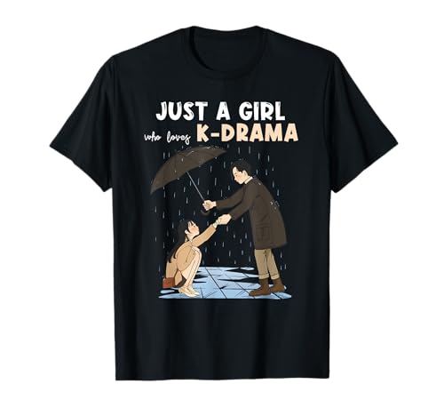 Mädchen liebt koreanisches Drama Korea K-Pop Liebe K-Drama T-Shirt Mädchen liebt koreanisches Drama Korea K-Pop Liebe K-Drama T-Shirt von Korean Drama Gift K-Drama Merch K-Pop Merchandise