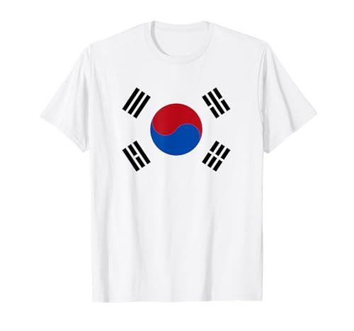 Koreanische Flagge von Korea für Herren und Damen T-Shirt Koreanische Flagge von Korea für Herren und Damen T-Shirt von Korean Flag of Korea Novelty Men Women Gift