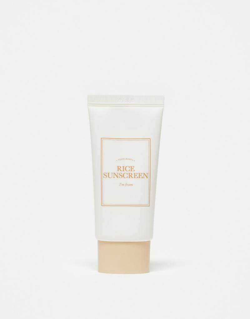 I'm from - Rice Sunscreen - Sonnenschutz mit LSF 50+PA++++, 50 ml-Keine Farbe I'm from - Rice Sunscreen - Sonnenschutz mit LSF 50+PA++++, 50 ml-Keine Farbe von Korean Skincare