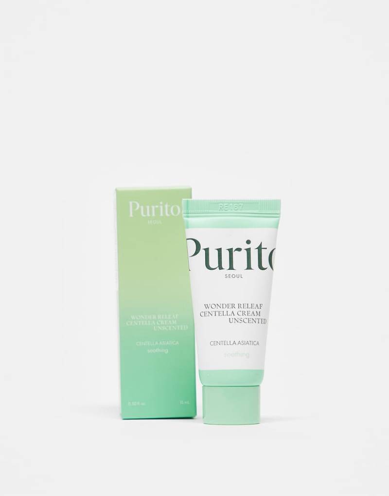 PURITO - Wonder Releaf Centella Cream, unparfümiert, 15 ml-Keine Farbe von Korean Skincare