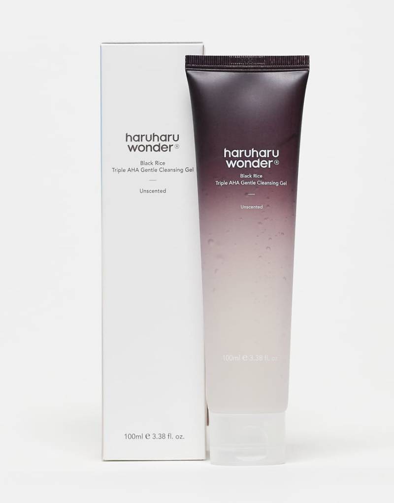 haruharu wonder - Black Rice Triple AHA - Sanftes Reinigungsgel, 100 ml-Keine Farbe von Korean Skincare