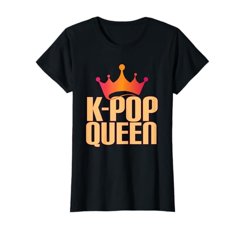 Damen K-Pop Queen Geschenk für ein Mädchen T-Shirt Damen K-Pop Queen Geschenk für ein Mädchen T-Shirt von Koreanische Musik Geschenkidee für Mädchen