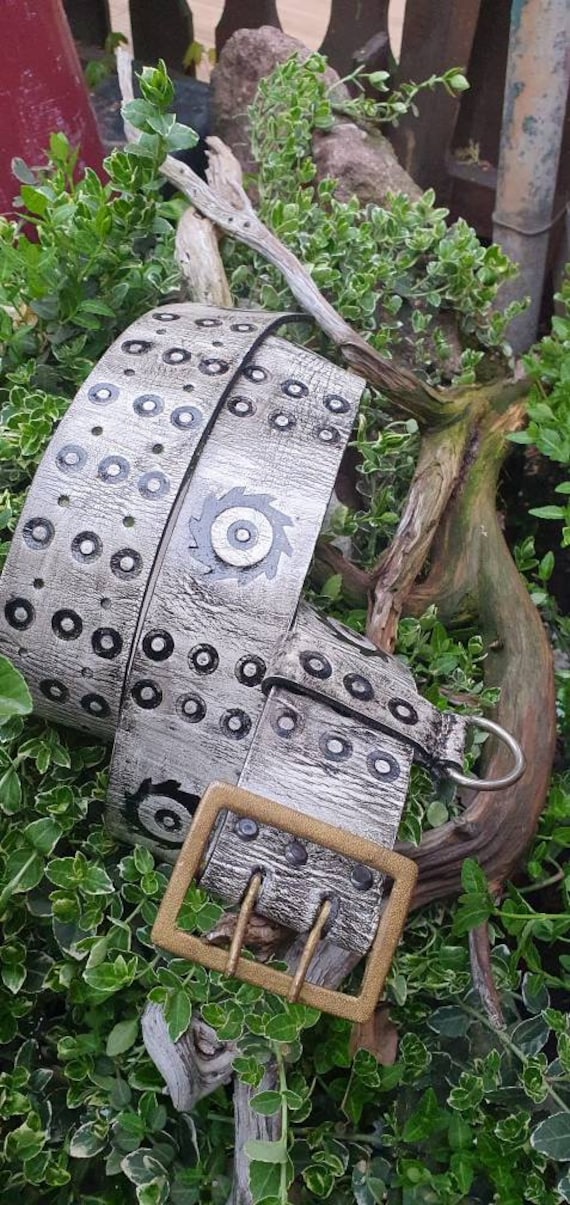 Handgemachte Echt Leder Militär Gürtel, Vintage Stil von KorektLeatherGoods