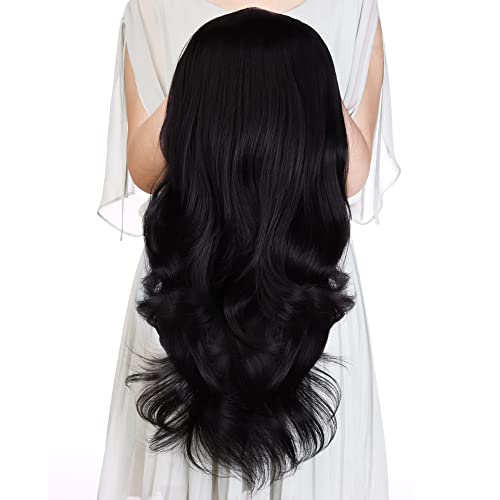 Kori Koli 61 cm lange, gewellte Clip-in-Perücke, halber Kopf, hochwertige japanische Kunstfasern, Haarverlängerung für Damen, 210 g, Nr. 11 Kori Koli 61 cm lange, gewellte Clip-in-Perücke, halber Kopf, hochwertige japanische Kunstfasern, Haarverlängerung für Damen, 210 g, Nr. 11 von Kori Koli
