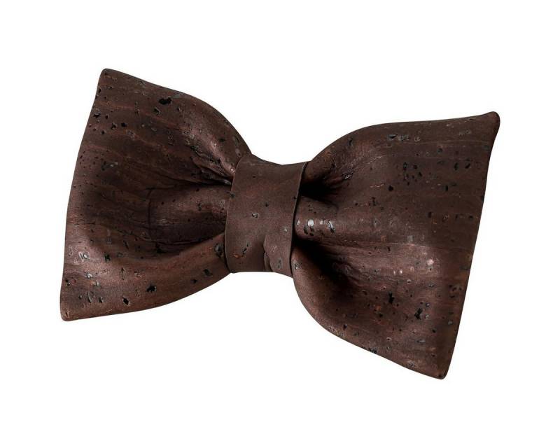 Kork-Deko.de Fliege Braune Fliege aus Kork – vegane Hochzeitsfliege für Herren von Kork-Deko.de