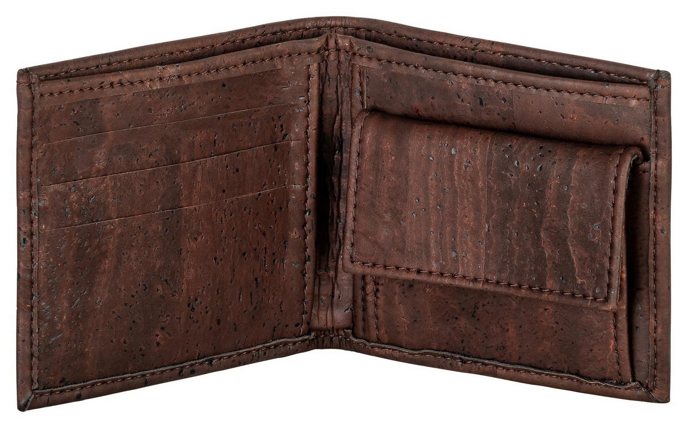 Kork-Deko.de Geldbörse Geldbeutel aus Kork, braun von Kork-Deko.de