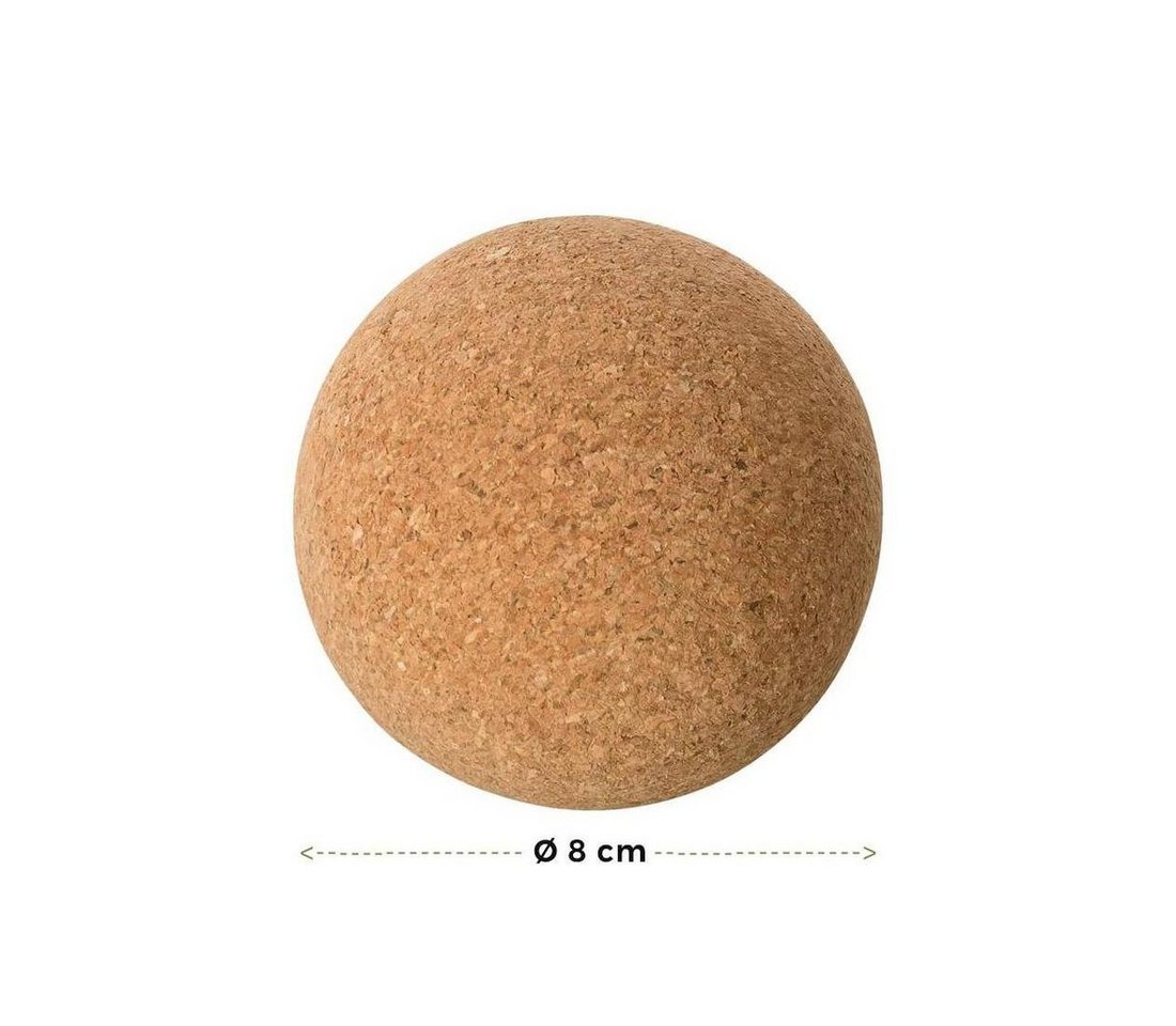 Kork-Deko.de Massageball Faszienball aus Presskork, Ø 80 mm – Massageball Kork-Deko.de Massageball Faszienball aus Presskork, Ø 80 mm – Massageball von Kork-Deko.de