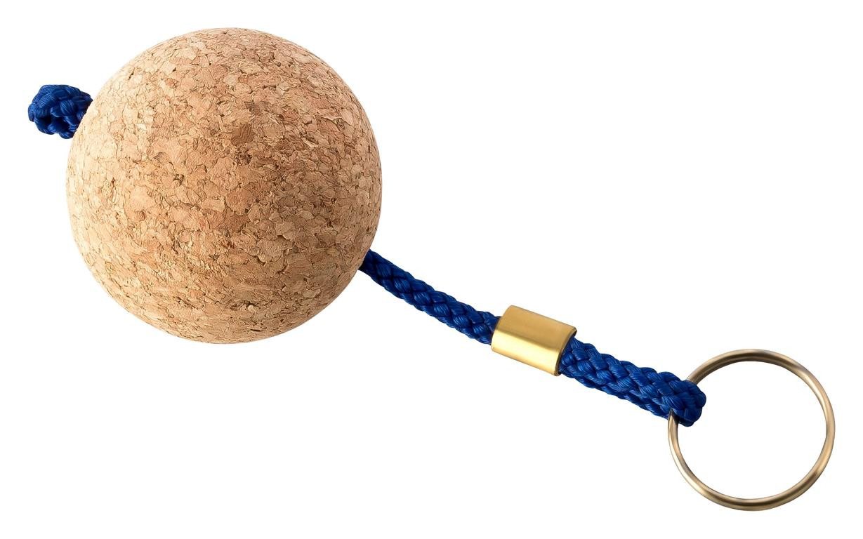 Kork-Deko.de Schlüsselanhänger Schlüsselanhänger aus Kork (schwimmfähig), Kugel-Form Kork-Deko.de Schlüsselanhänger Schlüsselanhänger aus Kork (schwimmfähig), Kugel-Form von Kork-Deko.de