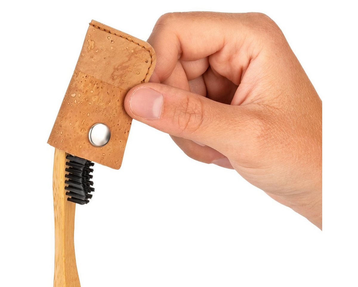 Kork-Deko.de Zahnbürste Zahnbürstenabdeckung aus Korkstoff mit Druckknopf Kork-Deko.de Zahnbürste Zahnbürstenabdeckung aus Korkstoff mit Druckknopf von Kork-Deko.de