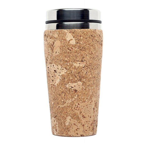 Kork-Deko Edelstahl Coffee To Go Thermo-Becher mit Kork-Mantel, 450ml Kork-Deko Edelstahl Coffee To Go Thermo-Becher mit Kork-Mantel, 450ml von Kork-Deko