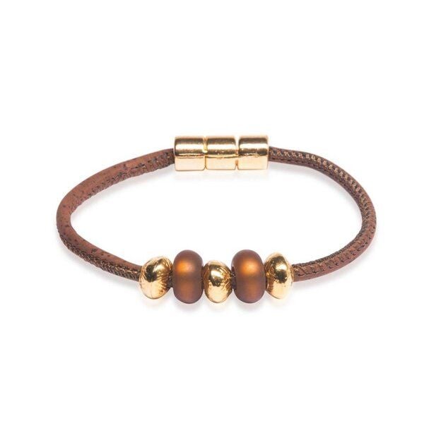 Kork-Deko Schickes Armband aus Naturkork – vegan, handgefertigt & nachhaltig von Kork-Deko