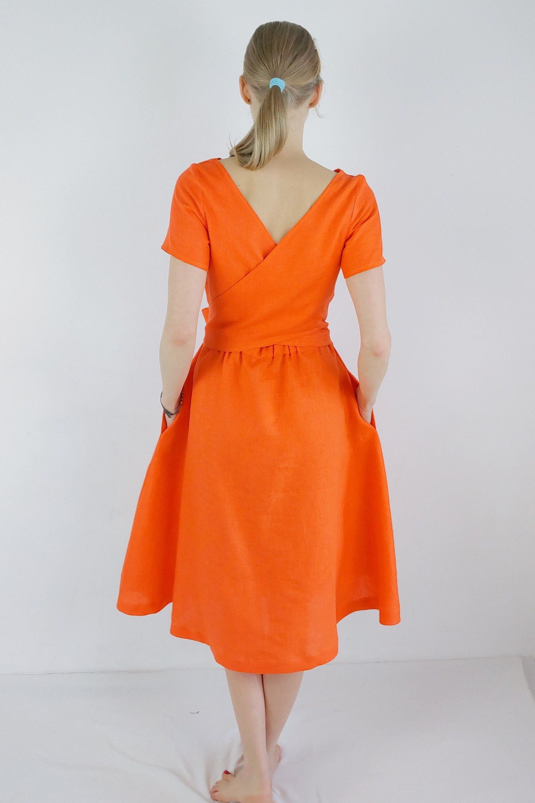 Leinenkleid/ Leinenkleid/Leinen Leinenkleid/ Leinenkleid/Leinen von Korkoshi
