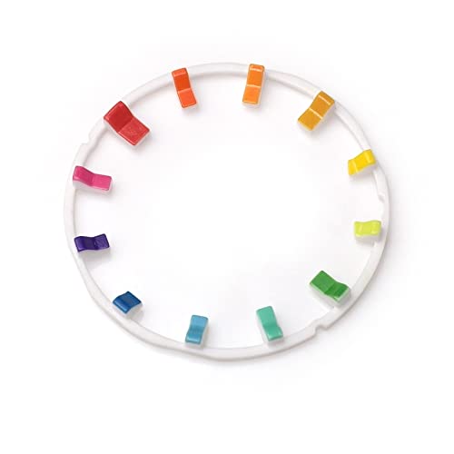 Casioak MOD Kit Uhr Zifferblatt Modifiziertes Zubehör Skala Ring Kapitel Ring Für Casio Herren Für G-Shock GA2100 GA-2110 GA-2100 (Regenbogen (A) Kapitelring) von Korlexchi