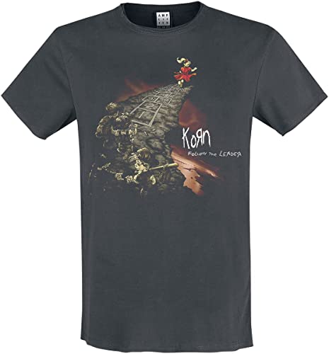 Korn Amplified Collection - Follow The Leader Männer T-Shirt Charcoal L von KORN