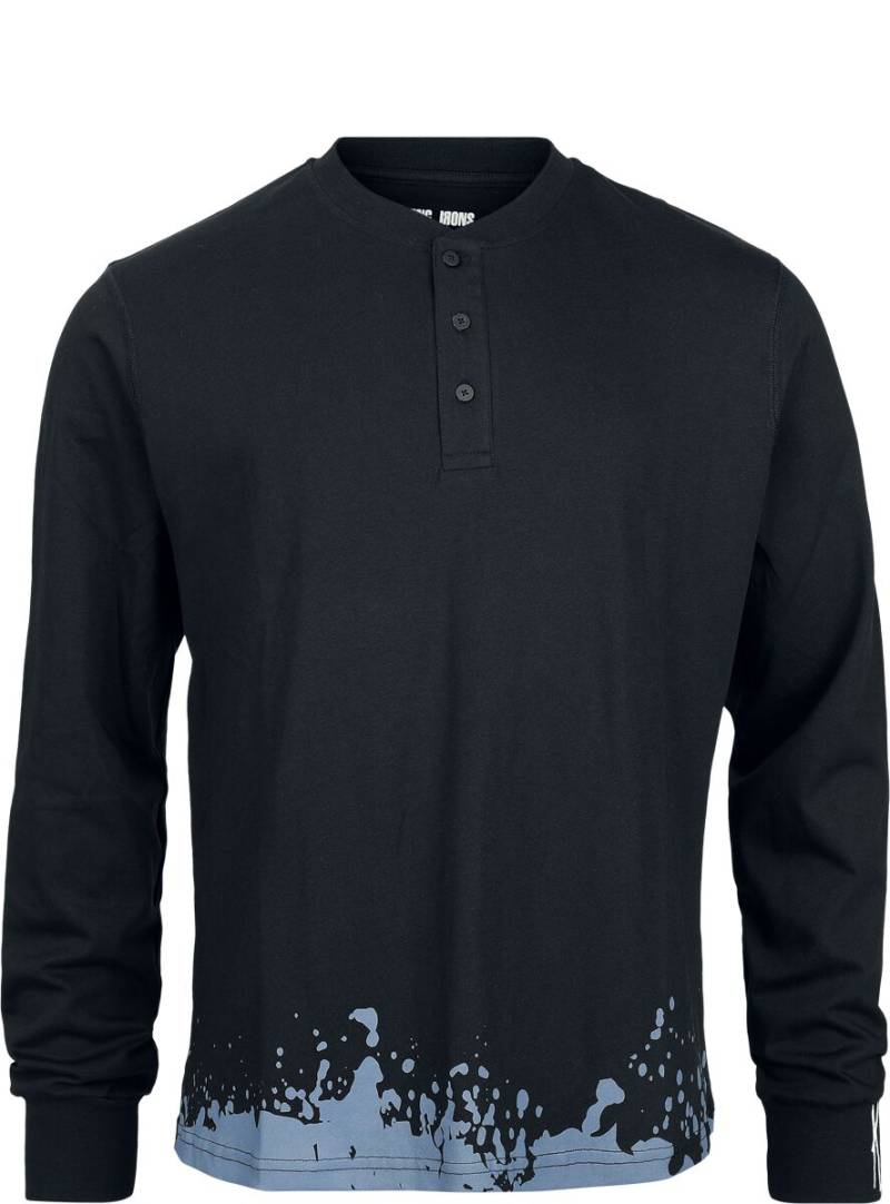 Korn Forgotten Henley Langarmshirt schwarz in M von Korn