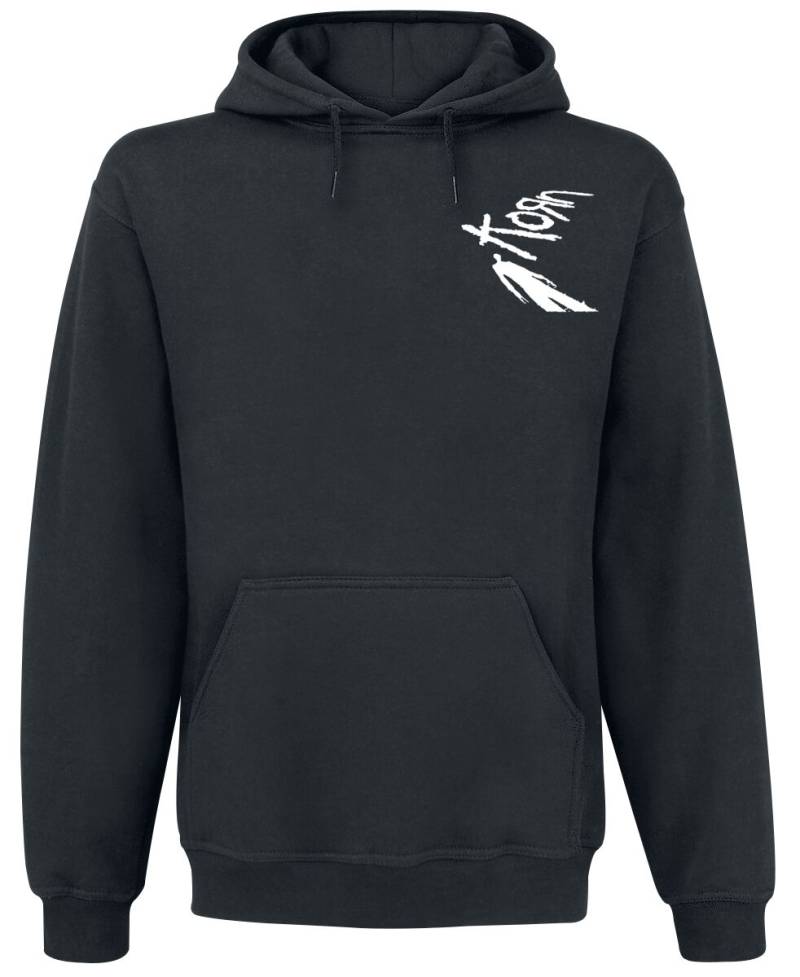 Korn Kapuzenpullover - Playground Shadow - S bis XXL - für Männer - Größe XL - schwarz  - Lizenziertes Merchandise! von Korn