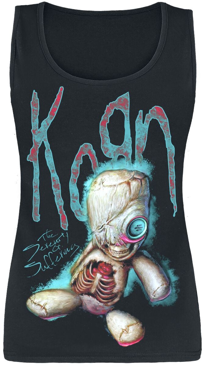 Korn New Doll Top schwarz in XXL von Korn