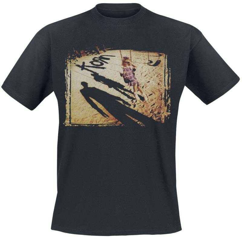 Korn T-Shirt - Swing Set Cover - S bis XXL - für Männer - Größe XXL - schwarz  - Lizenziertes Merchandise! von Korn