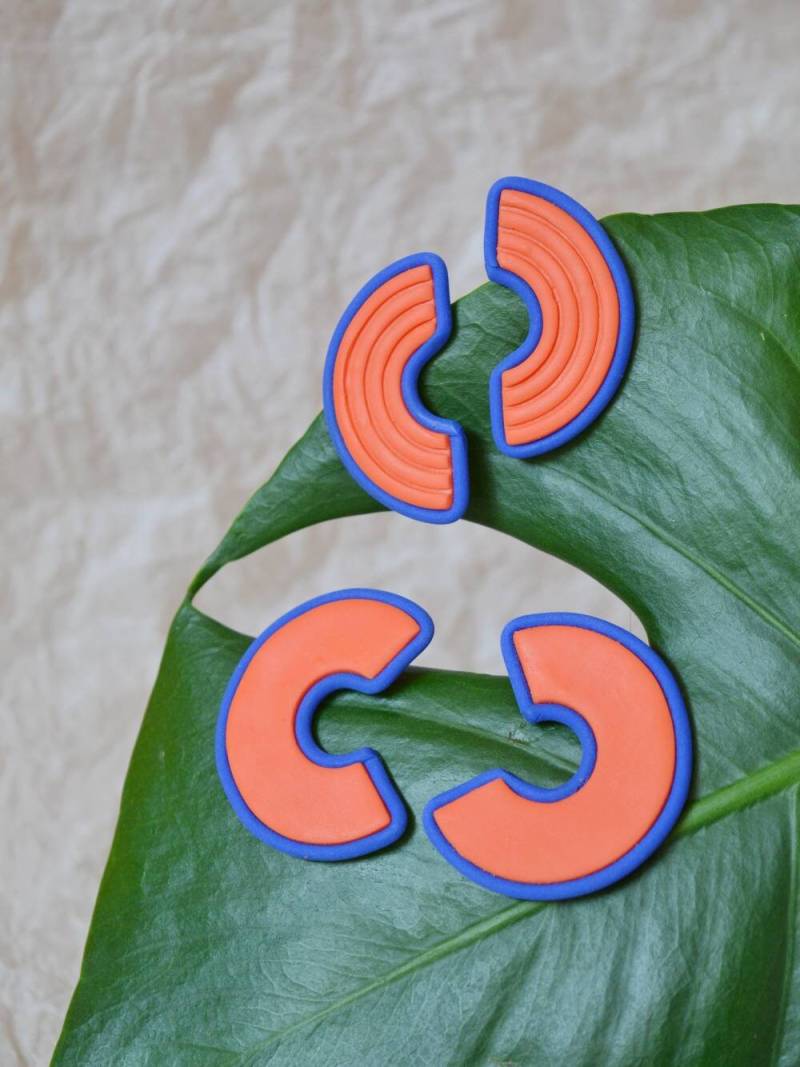 2-Toned Ohrringe von KororaStudios