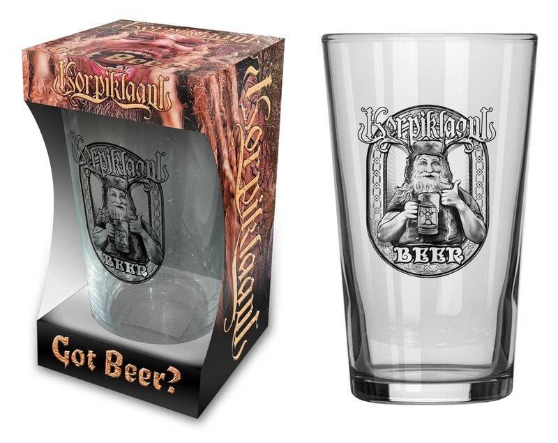 Korpiklaani Bierglas - Got Beer? - klar  - Lizenziertes Merchandise! von Korpiklaani