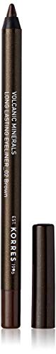 KORRES Long lasting Eyeliner 02 brown - Black Volcanic Minerals - langanhaltender Kajalstift, parabenfrei, 1,2 g von KORRES