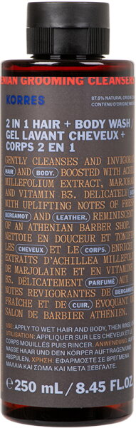 KORRES ATHENIAN GROOMING 2-in-1 Shampoo und Duschgel 250 ml von Korres