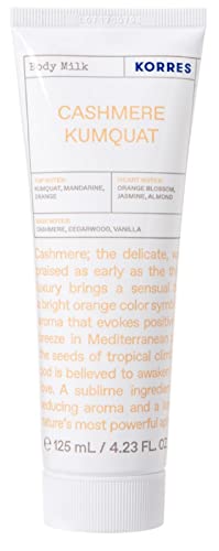 KORRES CASHMERE KUMQUAT feuchtigkeitsspendende Bodymilk für Damen mit floralem Duft, dermatologisch getestet & vegan, 125 ml von KORRES