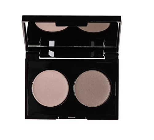 KORRES Duo Eyeshadow Palette Volcanic Minerals Velvet - Grey Taupe 38, Lidschattenpalette für ein intensives Farbergebnis, 3 g von KORRES