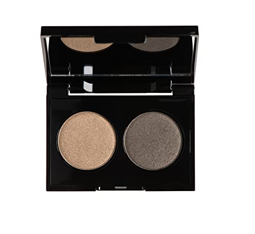 KORRES Duo Eyeshadow Palette Volcanic Minerals Velvet - Khakis 48, Lidschattenpalette für ein intensives Farbergebnis, vegan, 3 g von KORRES